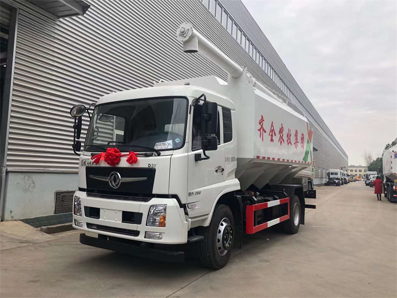 國六東風(fēng)10噸散裝飼料車